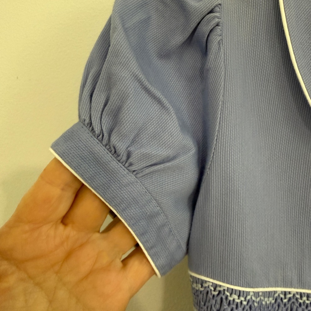 Laura Ashley Elegant Lavender Kids Dress - Picture 5 of 9